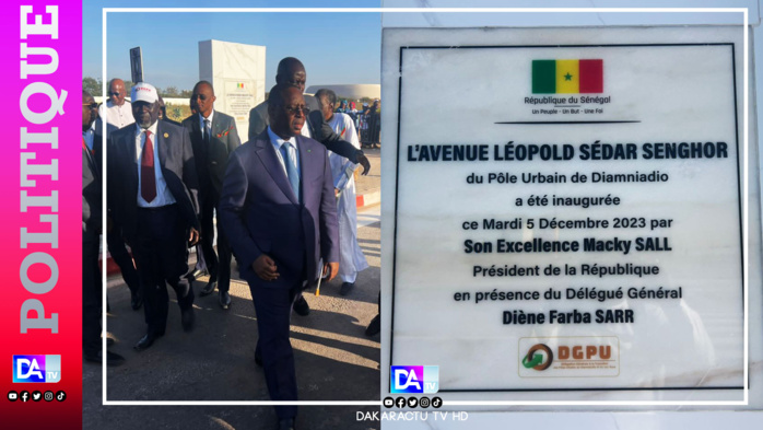 Diamniadio / Boulevard Macky Sall : "Vous pouvez aisément deviner la joie qui est la mienne de voir mon nom attaché à une artère qui croise l'avenue dédiée au père de la Nation que fut Léopold Sédar Senghor." Diamniadio / Boulevard Macky Sall : "Vous pouvez aisément deviner la joie qui est la mienne de voir mon nom attaché à une artère qui croise l'avenue dédiée au père de la Nation que fut Léopold Sédar Senghor."