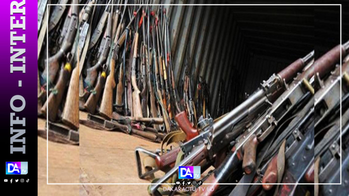 Bissau: l'armée présente un arsenal saisi après la "tentative de coup d'Etat" Bissau: l'armée présente un arsenal saisi après la "tentative de coup d'Etat"