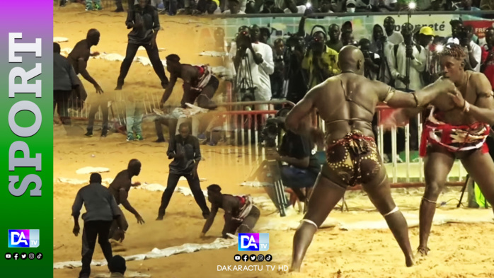 Lutte : Le vétéran Tapha Gueye 2 mystifie Laurent Ndiago à l’arène nationale ! Lutte : Le vétéran Tapha Gueye 2 mystifie Laurent Ndiago à l’arène nationale !