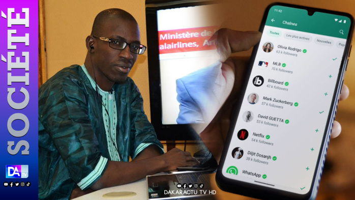 Chaînes WhatsAPP,  un nouveau support de diffusion qui va《 changer la donne pour la presse》, selon Mountaga CISSE
