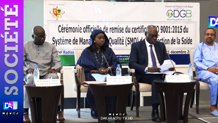 Présidence de la République/ Audit de surveillance 2: La DMG reçoit la confirmation du certificat ISO 9001 : 2015 (n° 96 510) Présidence de la République/ Audit de surveillance 2: La DMG reçoit la confirmation du certificat ISO 9001 : 2015 (n° 96 510)