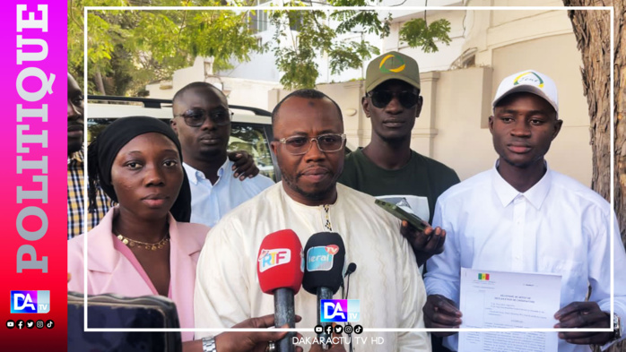 Scrutin du 25 février 2024: Thione Niang et la coalition « Jëf2024 » ont déposé leur dossier au Conseil constitutionnel