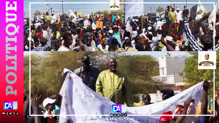 Tournée de remobilisation : La caravane de Farba Ngom accueillie en grande pompe à Thilogne Tournée de remobilisation : La caravane de Farba Ngom accueillie en grande pompe à Thilogne