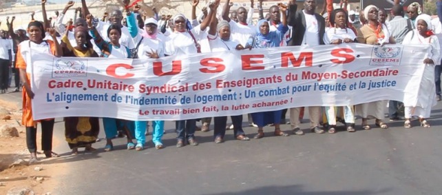 La grève du CUSEMS perturbe la reprise des cours à Dakar