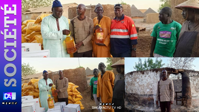 Kédougou/SARAYA :le président du CD, Moussa Danfakha, et son partenaire Barrick Gold au chevet des sinistrés