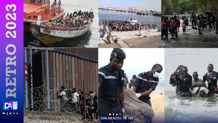 RÉTRO 2023 : L'ODYSSÉE DES JEUNES SÉNÉGALAIS À TRAVERS L'ÉMIGRATION IRRÉGULIÈRE RÉTRO 2023 : L'ODYSSÉE DES JEUNES SÉNÉGALAIS À TRAVERS L'ÉMIGRATION IRRÉGULIÈRE