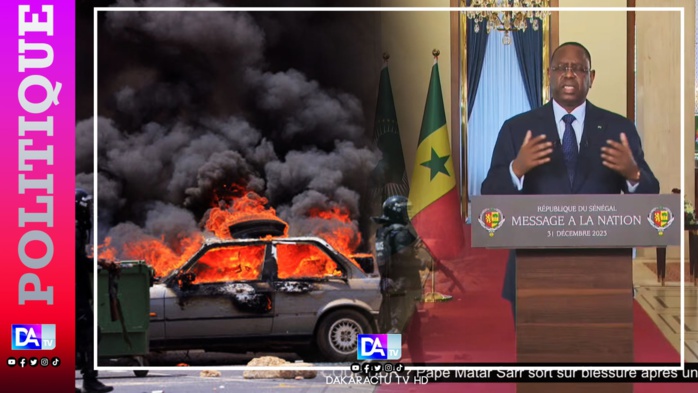 Discours - Macky Sall sur les émeutes de Juin : "L’État a tenu bon, la justice suit son cours..." Discours - Macky Sall sur les émeutes de Juin : "L’État a tenu bon, la justice suit son cours..."