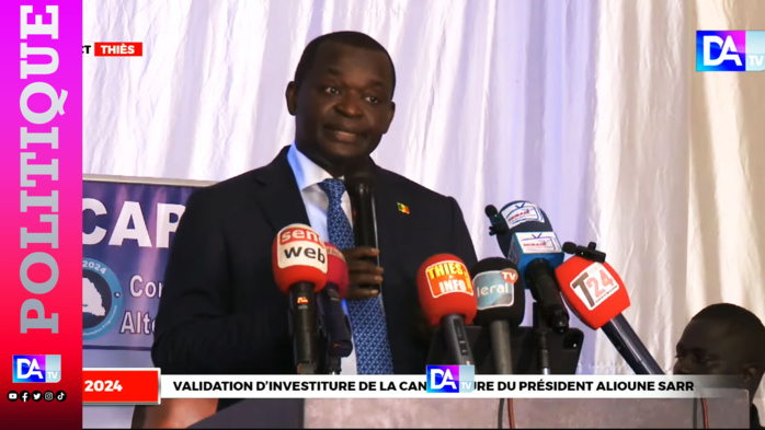 Parrainage : Alioune Sarr recalé