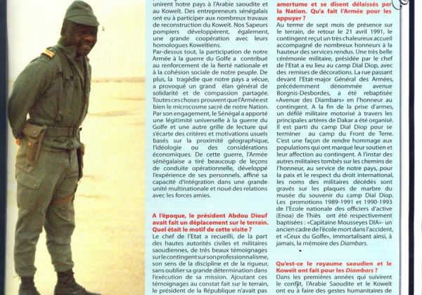 Témoignage du général Mouhamadou Keïta, ancien commandant du contingent sénégalais au Koweït