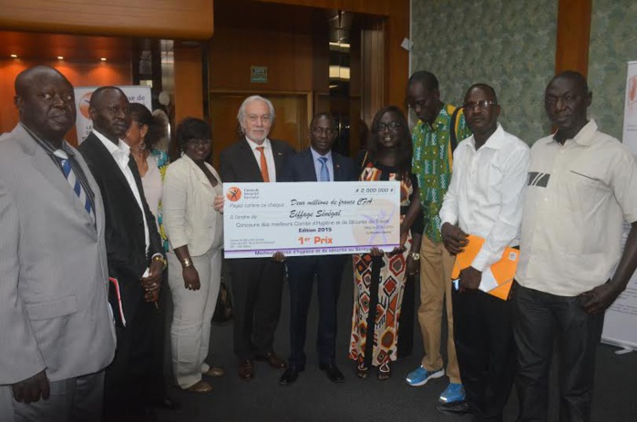 Eiffage Sénégal remporte la palme de la 1ère édition du Concours des Meilleurs Comités d’Hygiène et de Sécurité du Travail (CHST).