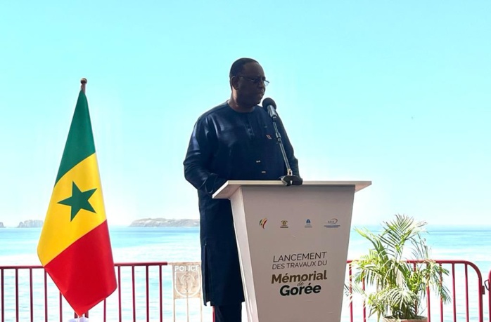 Lancement des travaux du Mémorial de Gorée: " Il a pour vocation d’être un lieu de rappel de notre histoire pour que l’horreur du passé ne se répète plus jamais"( Macky Sall) Lancement des travaux du Mémorial de Gorée: " Il a pour vocation d’être un lieu de rappel de notre histoire pour que l’horreur du passé ne se répète plus jamais"( Macky Sall)