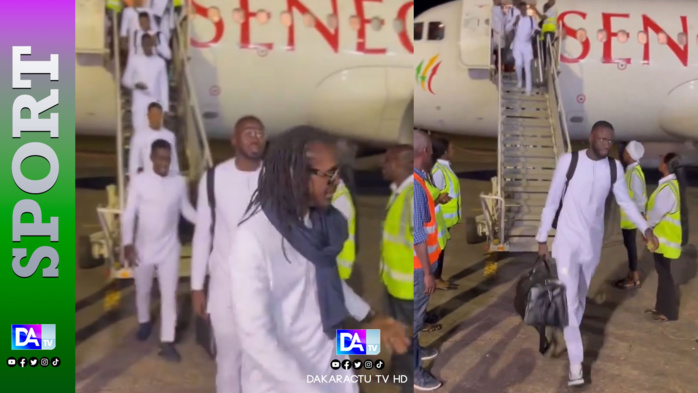 Coupe d'Afrique 2024 : Les Lions ont touché le sol ivoirien ! Coupe d'Afrique 2024 : Les Lions ont touché le sol ivoirien !