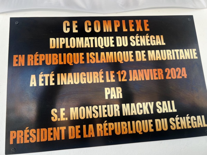 Visite en Mauritanie : Macky inaugure le siège de l'ambassade du Sénégal Visite en Mauritanie : Macky inaugure le siège de l'ambassade du Sénégal