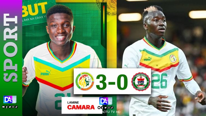 CAN 2024 : Les Lions corrigent la Gambie avec un doublé de Lamine Camara CAN 2024 : Les Lions corrigent la Gambie avec un doublé de Lamine Camara