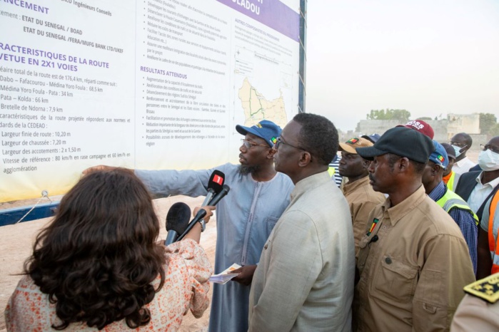 Tournée Économique en Casamance : Le Pm Amadou Ba visite le chantier de la route Sénoba-Ziguinchor-Mpack Tournée Économique en Casamance : Le Pm Amadou Ba visite le chantier de la route Sénoba-Ziguinchor-Mpack