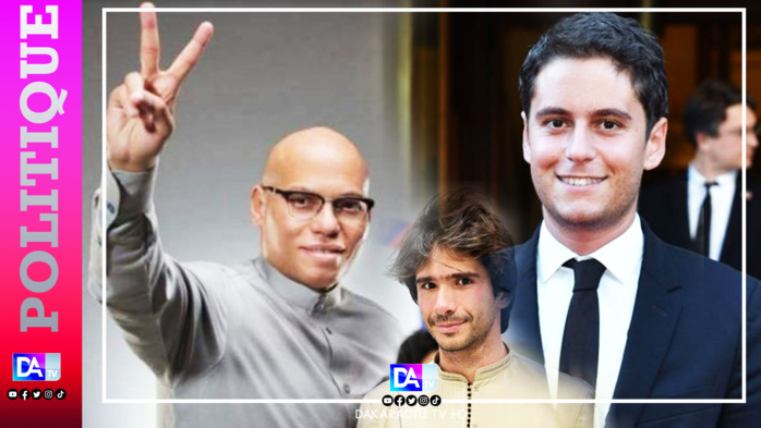 Double nationalité de Karim Wade : Juan Branco tance le Premier ministre français Attal