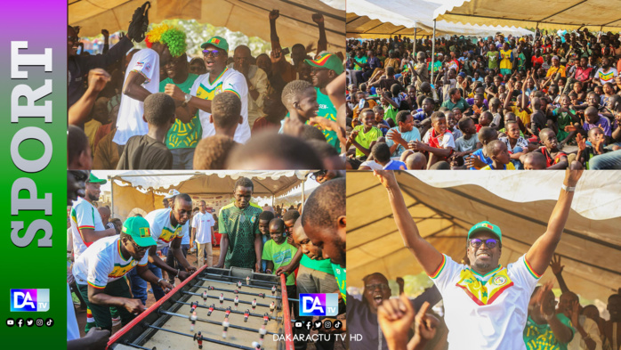 Fanzone à Tamba : Mamadou Kassé en communion avec la jeunesse, éclate de joie après la qualification des Lions en 8e ! Fanzone à Tamba : Mamadou Kassé en communion avec la jeunesse, éclate de joie après la qualification des Lions en 8e !