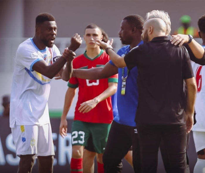 CAN 2024 : Le sélectionneur marocain, Walid Regragui, suspecté d’avoir tenu des propos racistes envers un joueur de la RDC… CAN 2024 : Le sélectionneur marocain, Walid Regragui, suspecté d’avoir tenu des propos racistes envers un joueur de la RDC…