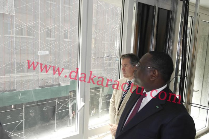 IMAGES : Le président Macky Sall, en compagnie de l'Ambassadeur Babacar DIagne, a visité la maison du Sénégal à New York