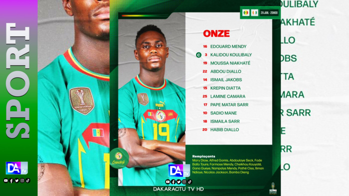 Sénégal vs Côte d’Ivoire : Pape Gueye absent du onze de départ, Abdou Diallo en sentinelle, Lamine Camara de retour… Sénégal vs Côte d’Ivoire : Pape Gueye absent du onze de départ, Abdou Diallo en sentinelle, Lamine Camara de retour…