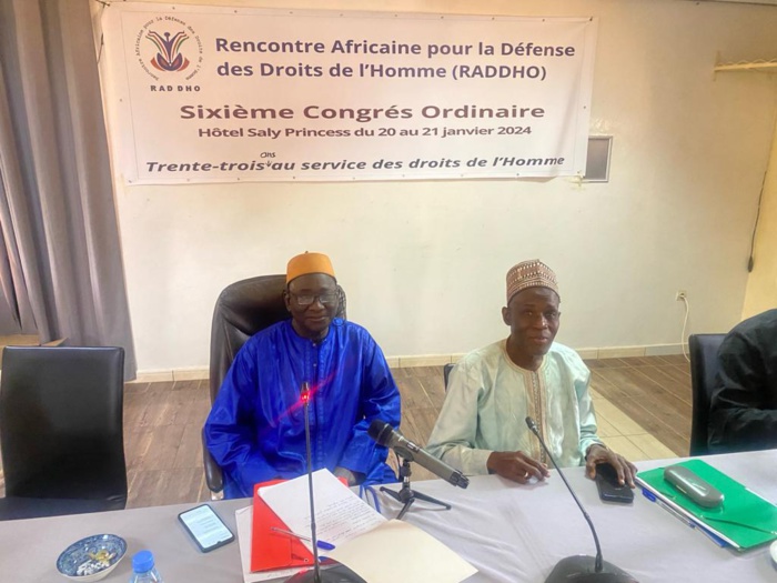 Report de la Présidentielle: La RADDHO condamne et plaide pour la défense du droit des Sénégalais