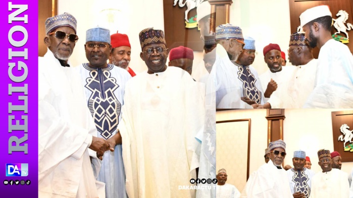 Nigéria: Le khalife général de Médina Baye et son Ministre des Grands Travaux, reçus en audience spéciale par le président, Bola Tinubu