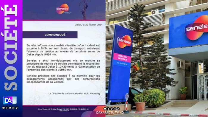 Délestages à Dakar: La Senelec s’explique ! Délestages à Dakar: La Senelec s’explique !