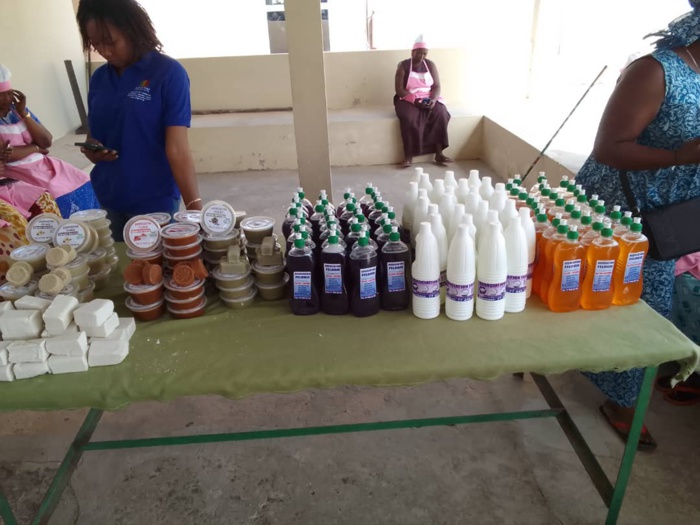 DIRECTION DE L’EMPLOI - Formation en Saponification et Javellisation au profit de la fédération FELOGIE de Dionewar DIRECTION DE L’EMPLOI - Formation en Saponification et Javellisation au profit de la fédération FELOGIE de Dionewar