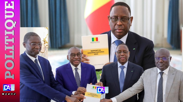 Présidentielle au Sénégal : Macky Sall a reçu ce lundi le rapport sur les conclusions du dialogue national Présidentielle au Sénégal : Macky Sall a reçu ce lundi le rapport sur les conclusions du dialogue national