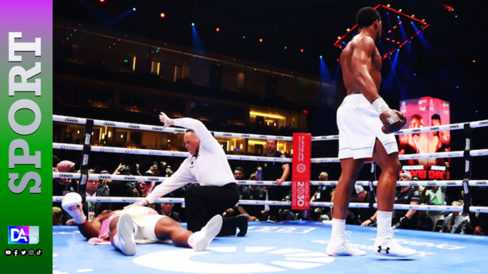 Boxe: Anthony Joshua met Francis Ngannou KO dès le deuxième round