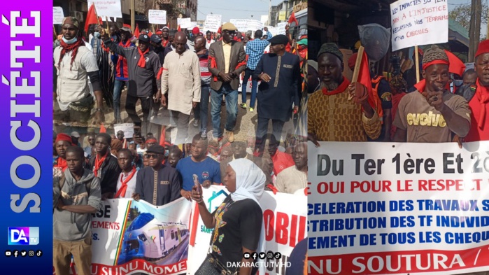 Marche des impactés du TER: Ils invitent les autorités à faire des personnes impactées une priorité Marche des impactés du TER: Ils invitent les autorités à faire des personnes impactées une priorité