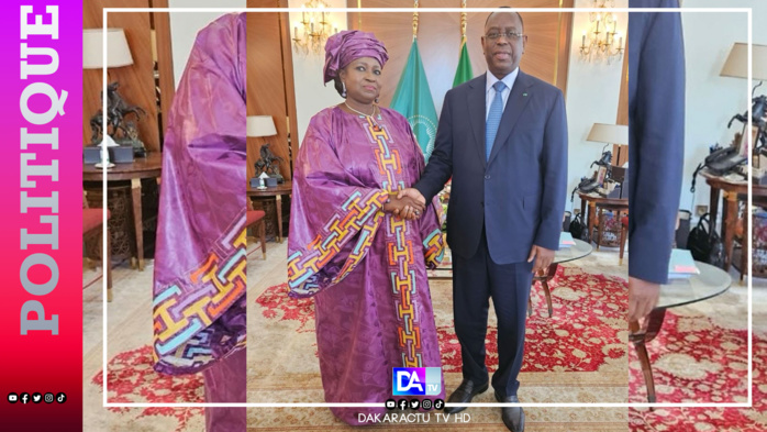 Apaisement de la situation politique nationale : la présidente du HCDS, Innocence Ntap Ndiaye reçue par Macky Sall Apaisement de la situation politique nationale : la présidente du HCDS, Innocence Ntap Ndiaye reçue par Macky Sall
