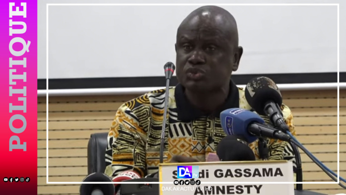 Présidentielle 2024: Seydi Gassama dénonce la censure du temps d'antenne de Diomaye Faye et son maintien en prison Présidentielle 2024: Seydi Gassama dénonce la censure du temps d'antenne de Diomaye Faye et son maintien en prison