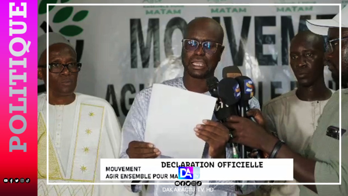 Présidentielle 2024 : « Agir Ensemble pour Matam » appelle à voter massivement pour la coalition Diomaye Président Présidentielle 2024 : « Agir Ensemble pour Matam » appelle à voter massivement pour la coalition Diomaye Président