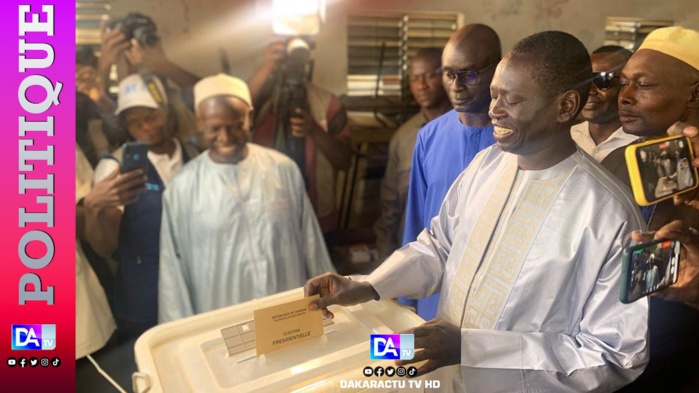 Présidentielle 2024 : Serigne Mboup accomplit son devoir civique à l'école Senghane Badiane et appelle les Kaolakois à venir voter en masse