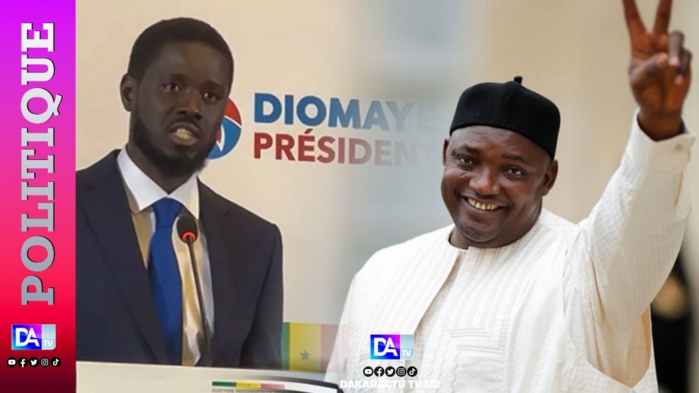 Présidentielle au Sénégal : Les félicitations de Adama Barrow au Président Bassirou Diomaye Faye Présidentielle au Sénégal : Les félicitations de Adama Barrow au Président Bassirou Diomaye Faye