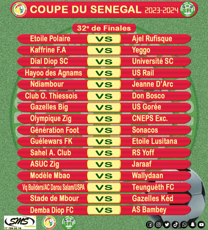 32ème coupe du Sénégal : Le détenteur du trophée (Jaraaf) se rend à Ziguinchor