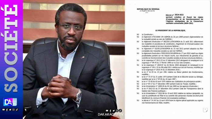 Décret de modification de la CMU en SEN CSU : Une décision "inélégante", selon Dr Abdoulaye Bousso Décret de modification de la CMU en SEN CSU : Une décision "inélégante", selon Dr Abdoulaye Bousso