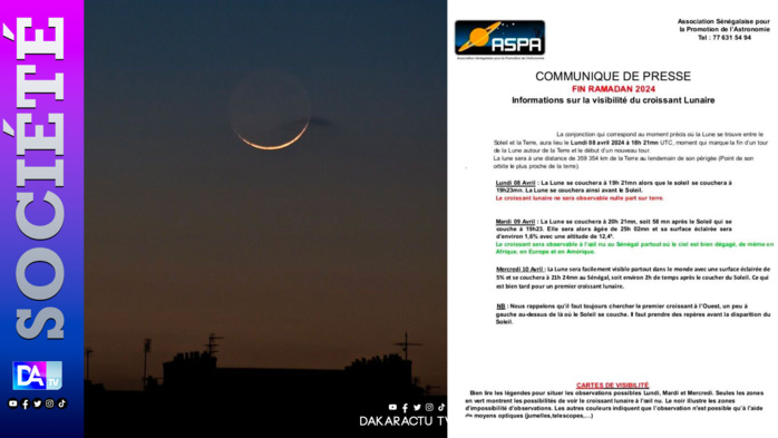 Korité 2024 : L’ASPA prend date le mercredi 10 avril Korité 2024 : L’ASPA prend date le mercredi 10 avril