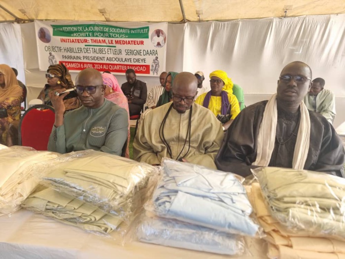 Thiès / Korité 2024 : Mamadou Thiam dit le "Médiateur" habille 250 élèves coraniques, des Serigne Daara...