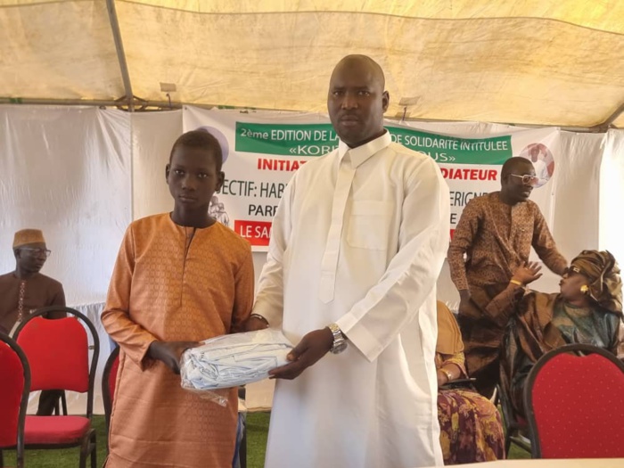 Thiès / Korité 2024 : Mamadou Thiam dit le "Médiateur" habille 250 élèves coraniques, des Serigne Daara...