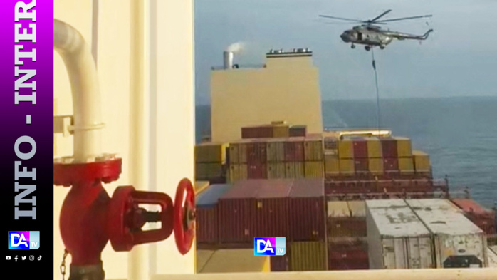 Navire saisi par l'Iran près du détroit d'Ormuz: 25 membres d'équipage à bord (MSC) Navire saisi par l'Iran près du détroit d'Ormuz: 25 membres d'équipage à bord (MSC)