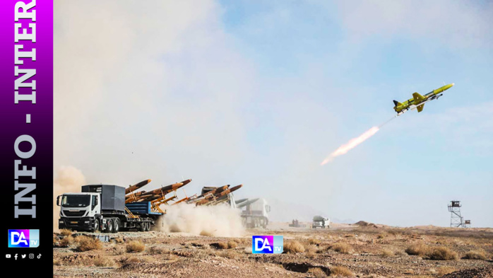 L'Iran a lancé "plus de 100 drones" en direction d'Israël (responsable militaire) L'Iran a lancé "plus de 100 drones" en direction d'Israël (responsable militaire)