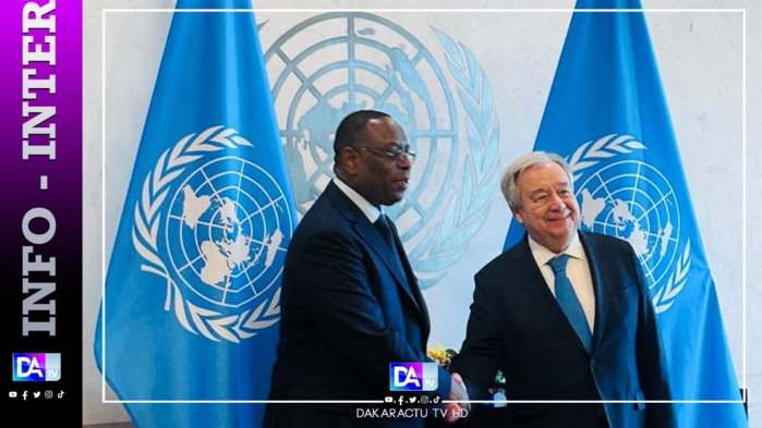 Siège Onu: Macky Sall, envoyé spécial du 4P a rencontré son "ami" le secrétaire Général de l'Onu, Antonio Guterres Siège Onu: Macky Sall, envoyé spécial du 4P a rencontré son "ami" le secrétaire Général de l'Onu, Antonio Guterres