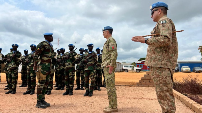 Fin de Mission du DETSEN2 en Centrafrique: Le détachement Sénégalais a reçu sa médaille des Nations-Unies Fin de Mission du DETSEN2 en Centrafrique: Le détachement Sénégalais a reçu sa médaille des Nations-Unies