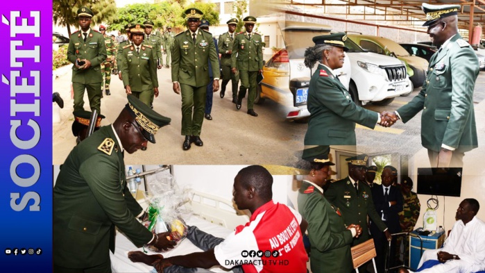 Armées Sénégalaises : Le Cemga Mbaye Cissé rend visite aux militaires hospitalisés pour leur apporter soutien et réconfort Armées Sénégalaises : Le Cemga Mbaye Cissé rend visite aux militaires hospitalisés pour leur apporter soutien et réconfort