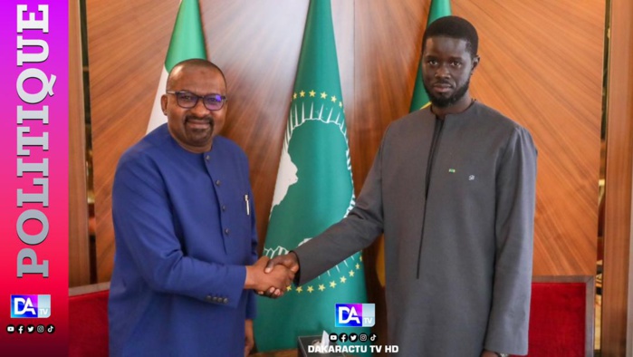 Audience au Palais : Le PR Bassirou Diomaye Faye reçoit le vice-président de la Sierra Leone Audience au Palais : Le PR Bassirou Diomaye Faye reçoit le vice-président de la Sierra Leone