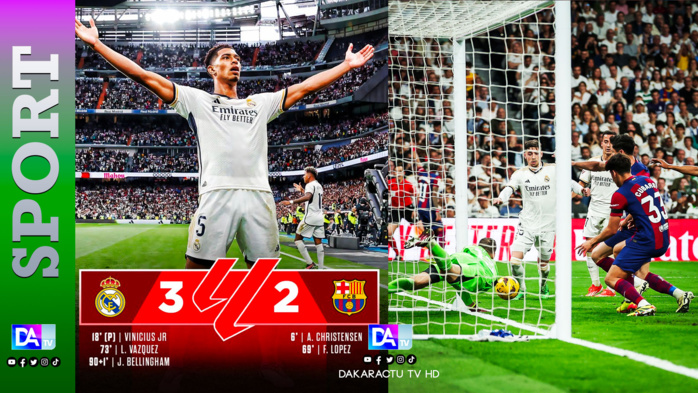 Clasico : Le Real Madrid et Bellingham renversent Le Barça ! Clasico : Le Real Madrid et Bellingham renversent Le Barça !
