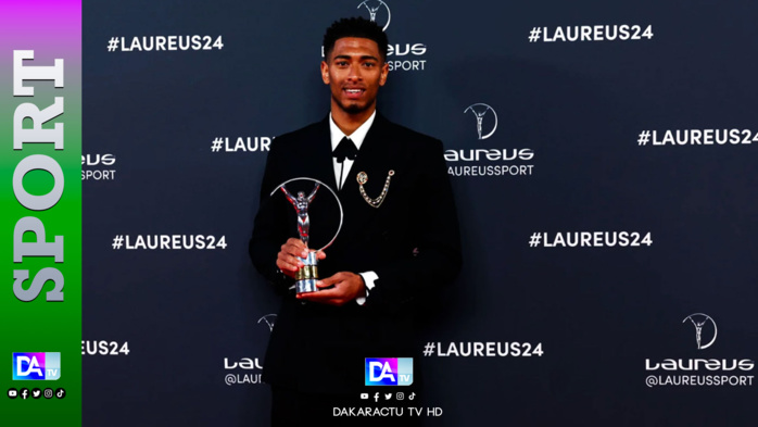Football : Jude Bellingham remporte le prix Laureus Football : Jude Bellingham remporte le prix Laureus