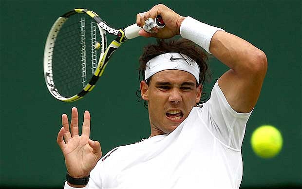 WIMBLEDON : Rafael Nadal mord le gazon